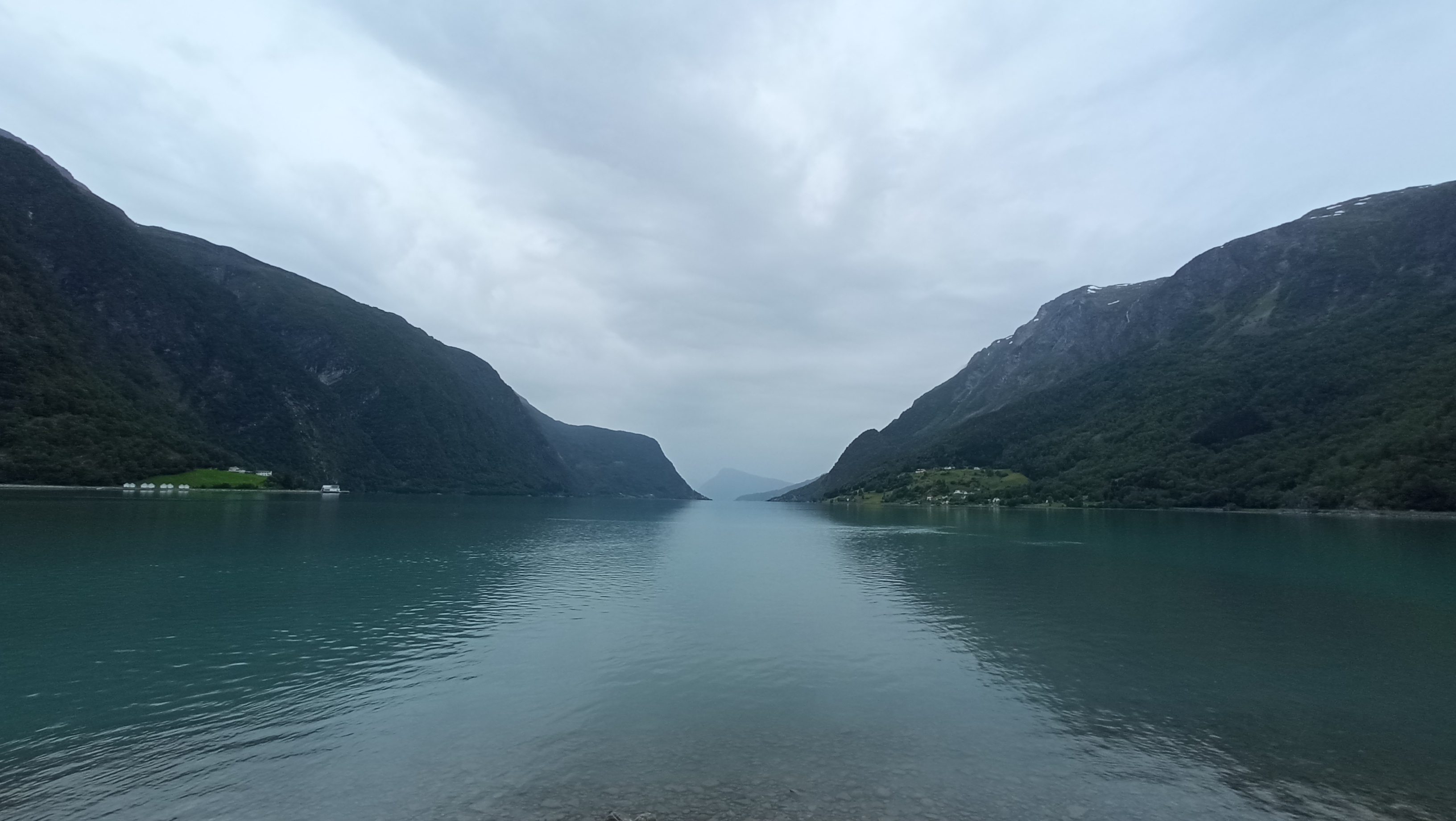 Driving Around Lustrafjorden